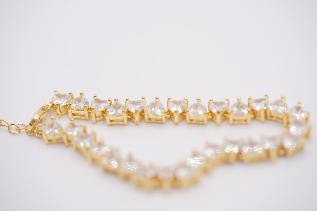 Shiny Bracelet - Crystal Heart