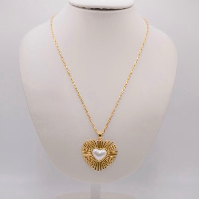 Spikes Heart Necklace