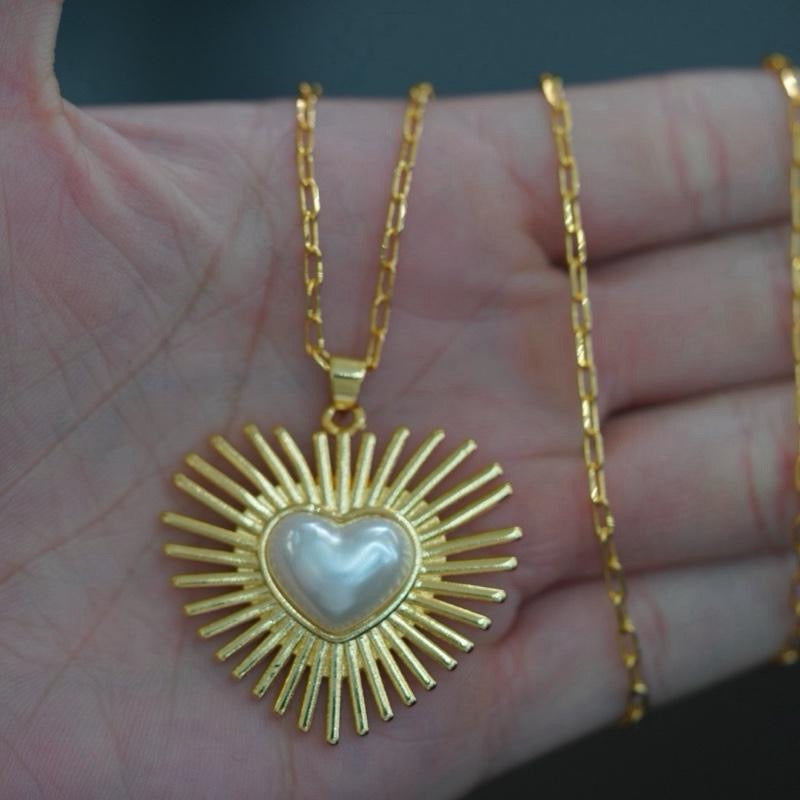 Spikes Heart Necklace