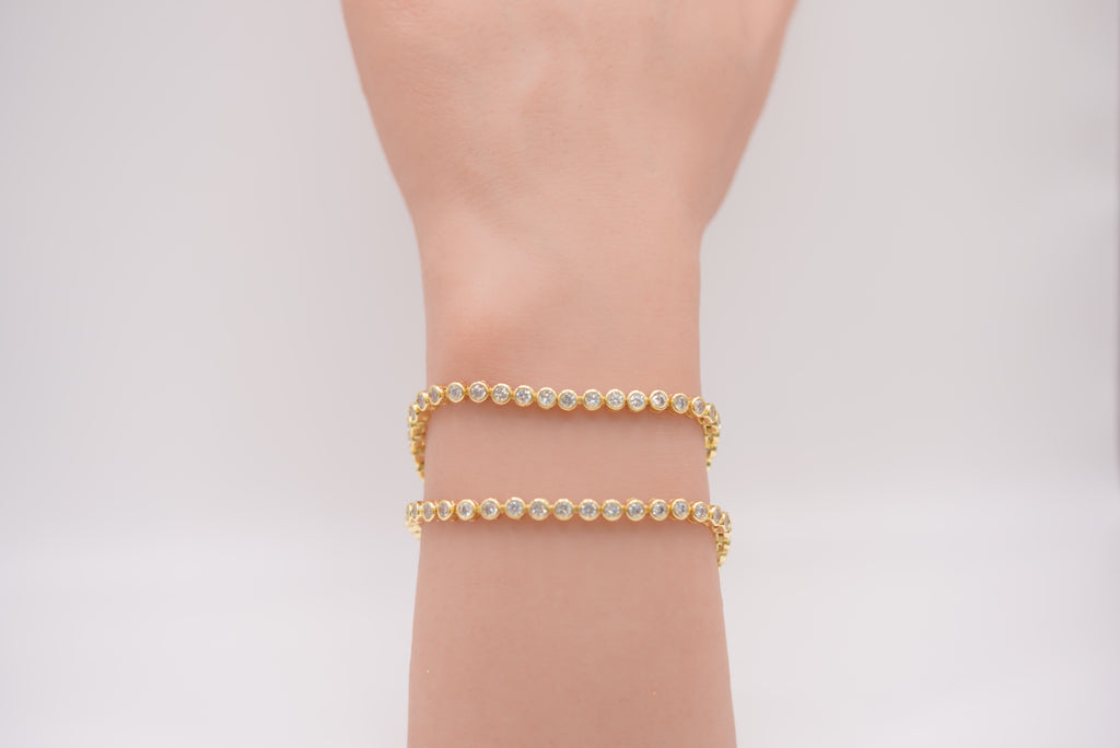 Round Tennis Bracelet - Pretty Woman