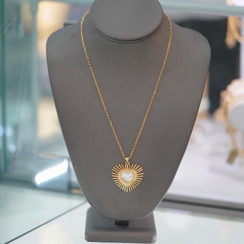 Spikes Heart Necklace