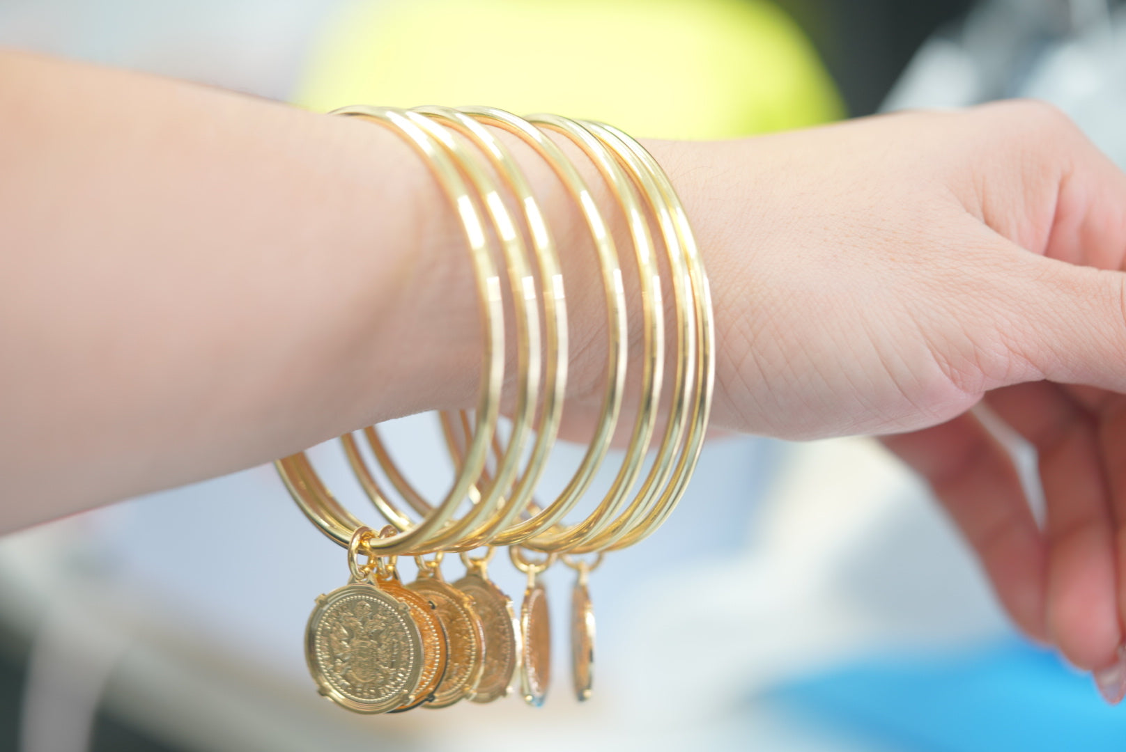 Coin Bangle Set
