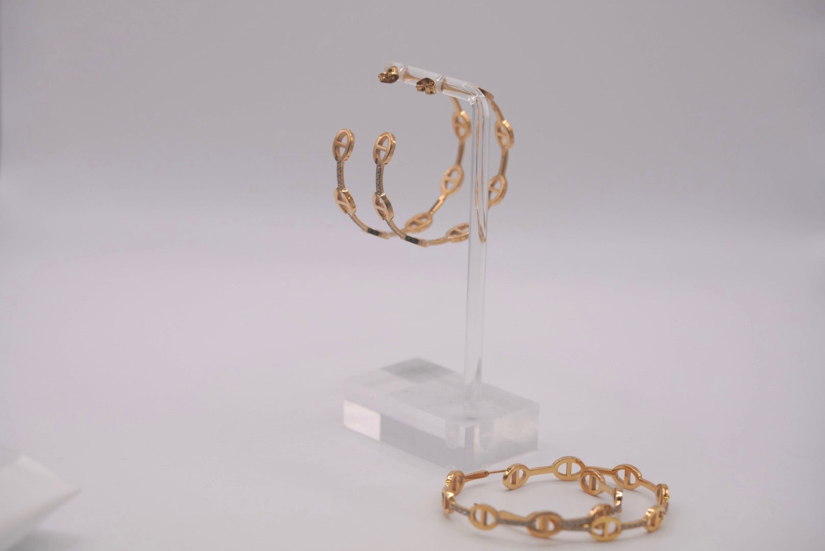 Anchor Hoops Open Cuff Style