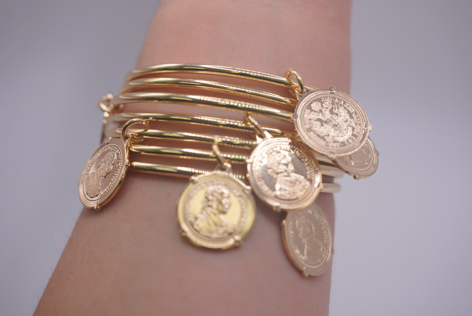 Coin Bangle Set