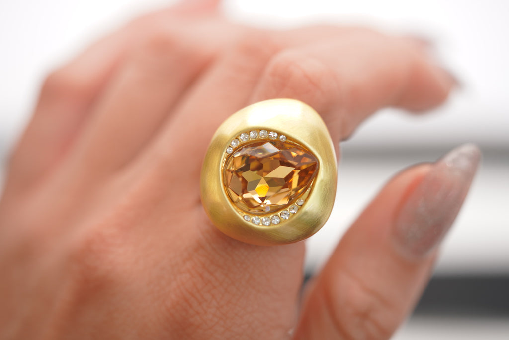 Amber Statement Ring