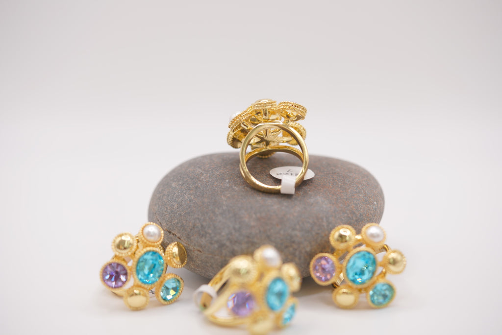Cluster Gem Ring