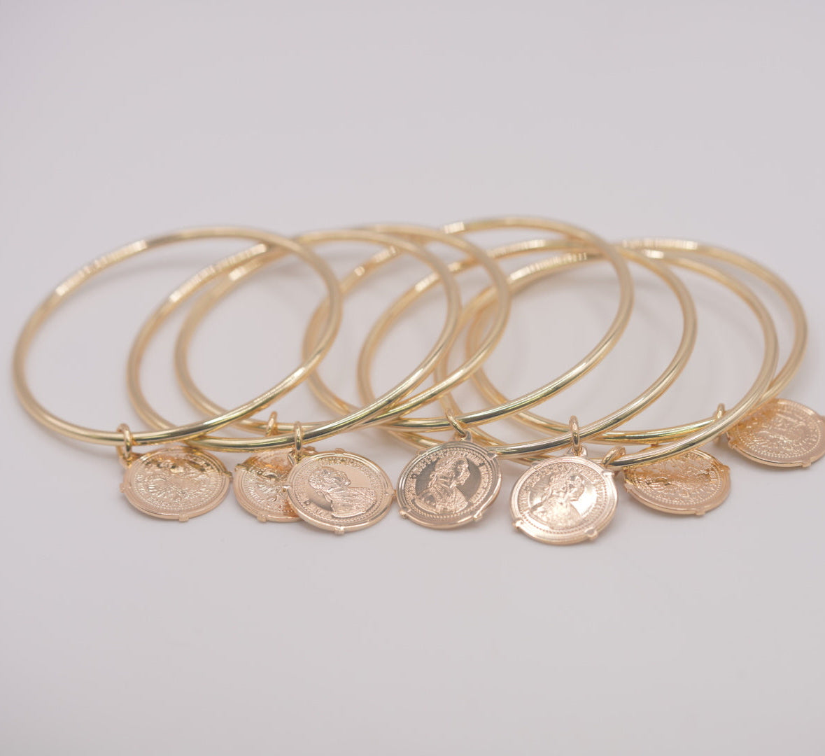 Coin Bangle Set