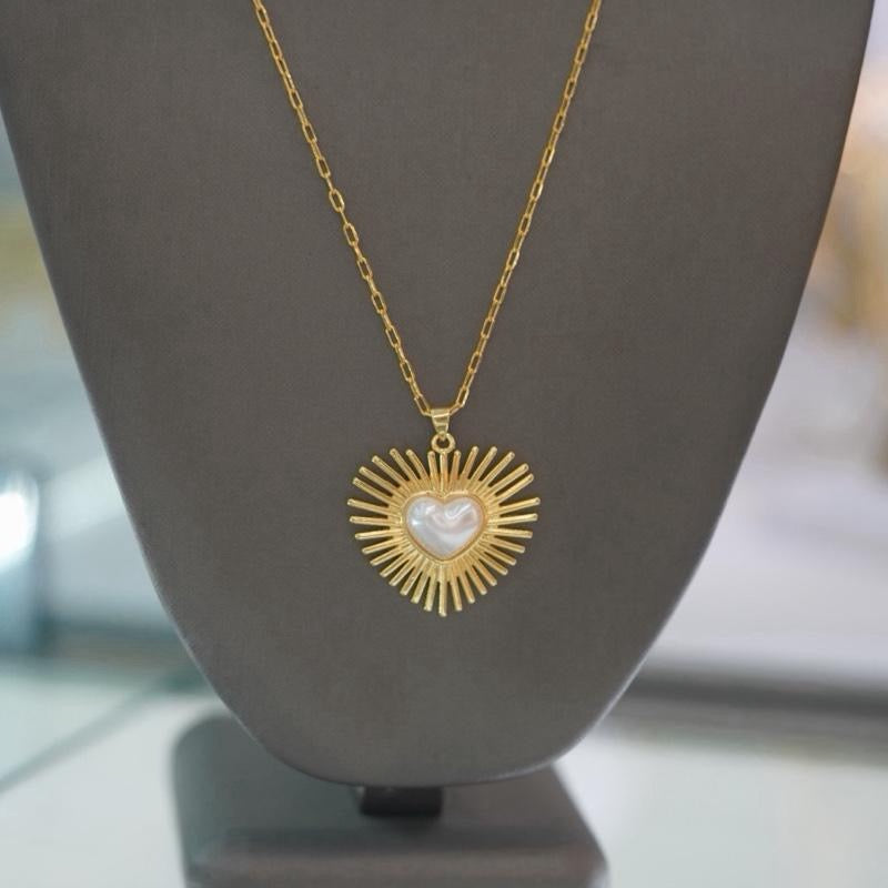 Spikes Heart Necklace