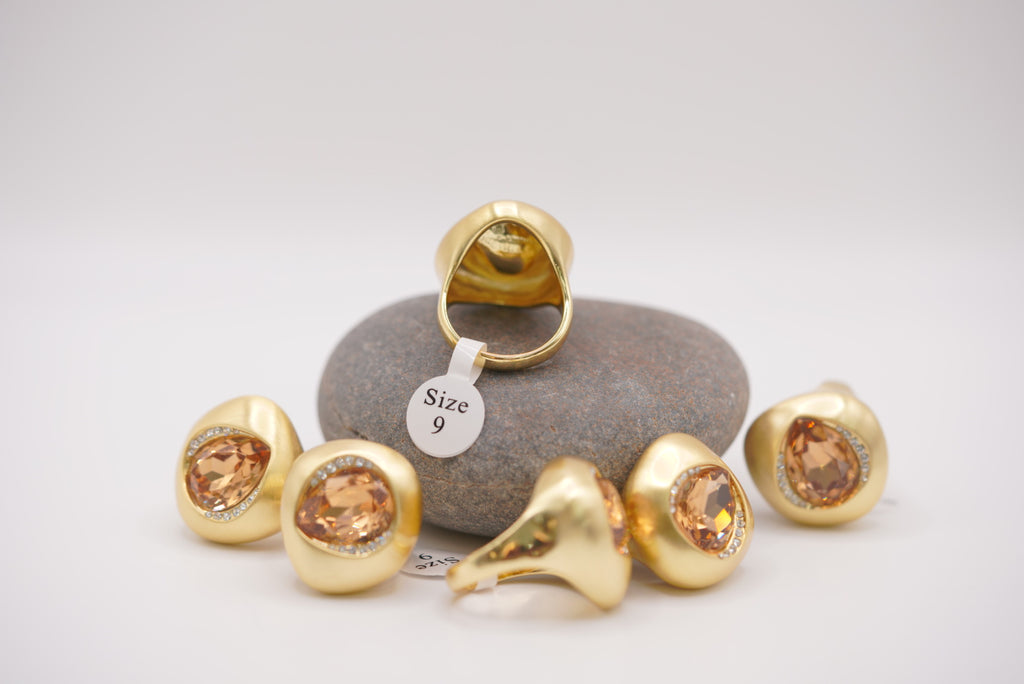 Amber Statement Ring